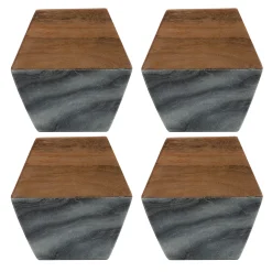 4 glasonderzetters|ohgreen Online