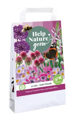 1 tas violet friends 'help nature grow'|ohgreen Hot