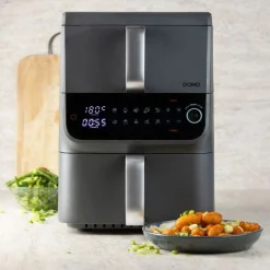 Airfryer double fry zone verticaal 3,5+6,5l|ohgreen Online