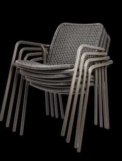 Armstoel Aruba quartz grijs|ohgreen Sale