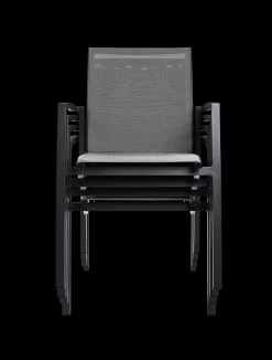 Armstoel Grant zilver grijs/charcoal|ohgreen Hot