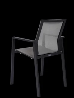 Armstoel Norris antraciet/zilver|ohgreen Outlet