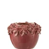 Bloemp bloem keramiek roze s (17x17x13cm)|ohgreen Online