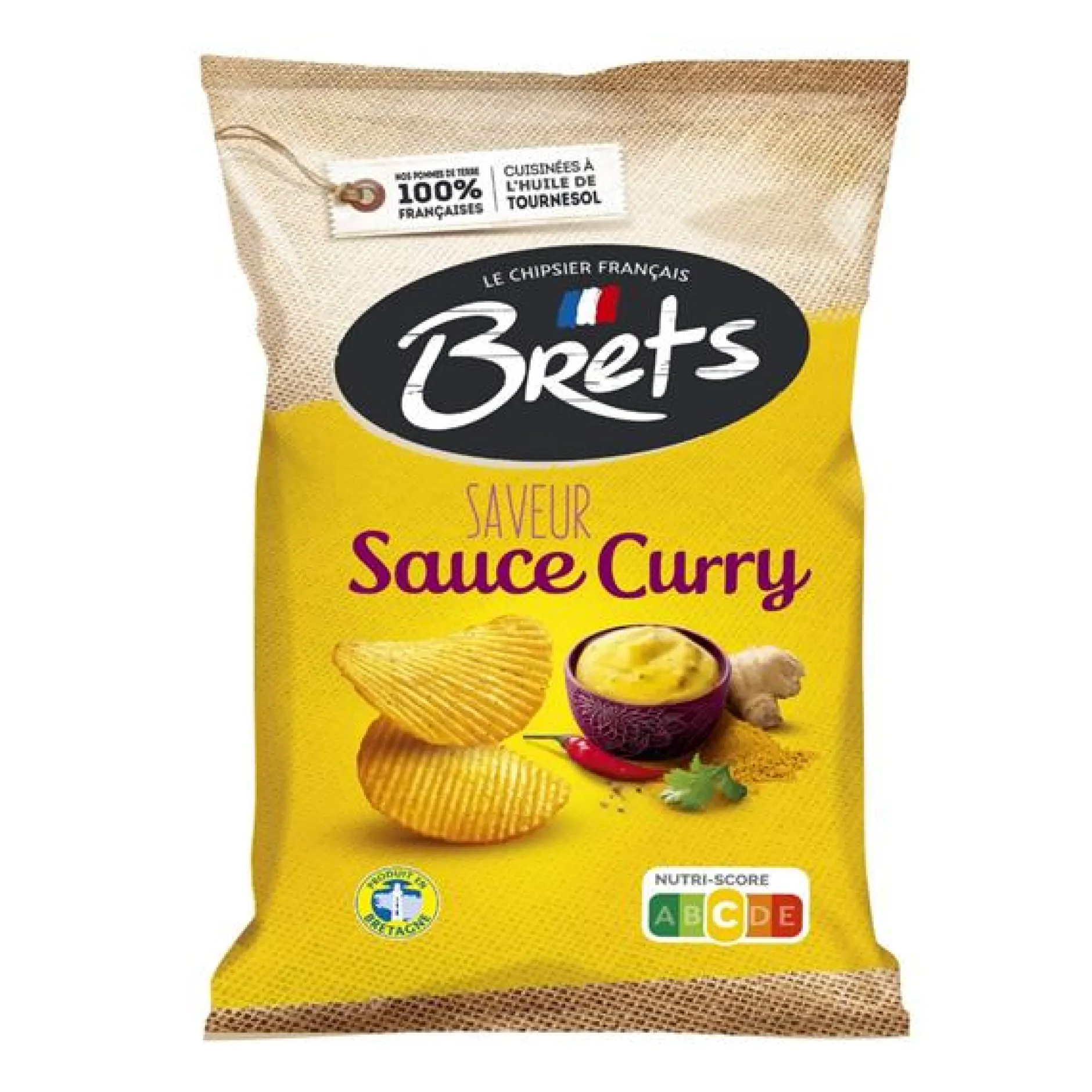 Brets chips met curry smaak|ohgreen