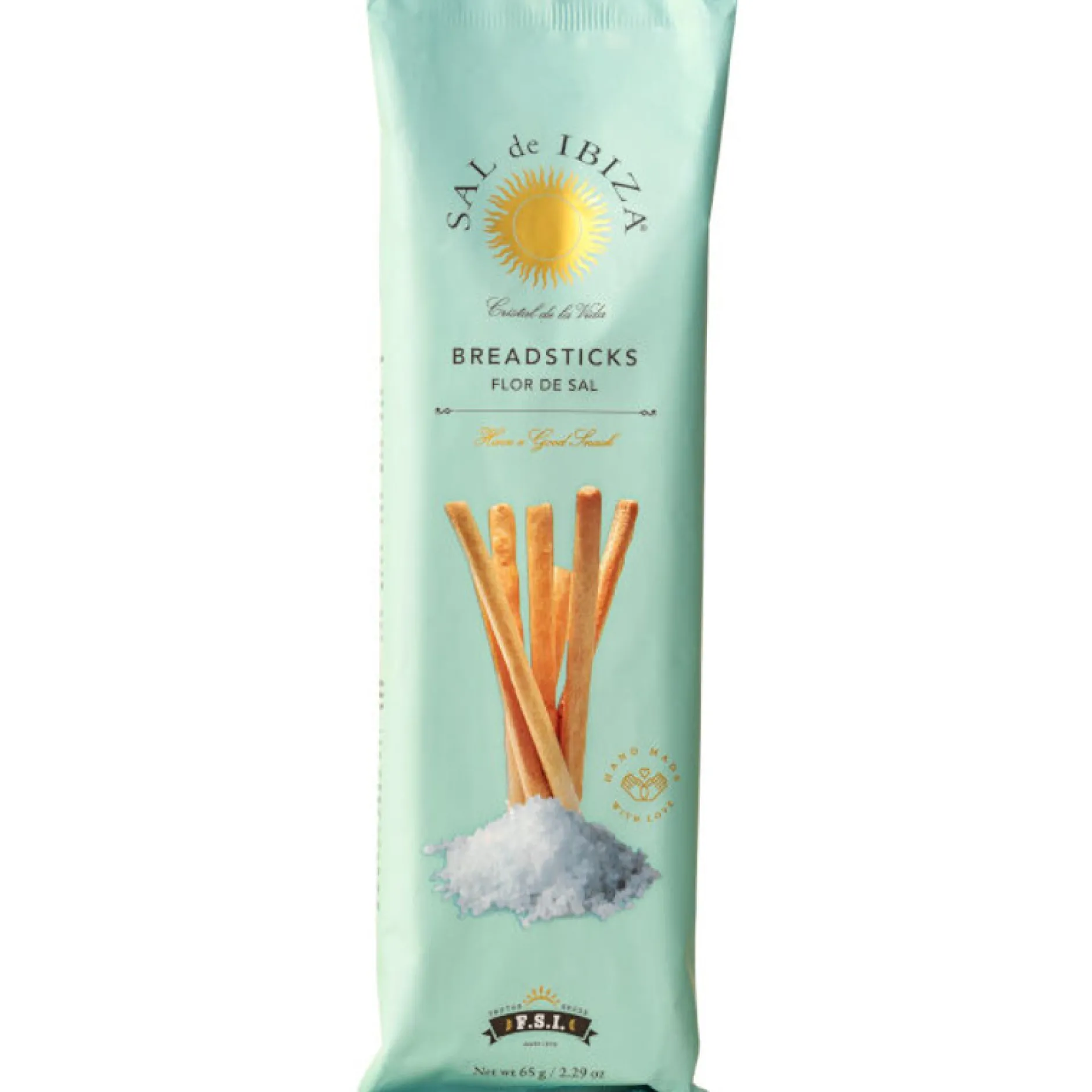 Broodstokjes met fleur de sel 65g|ohgreen Online