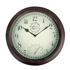 Buitenklok kunststof|ohgreen