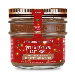 Chocolade pasta melk kerst feuilletine en hazelnootstukjes|ohgreen New