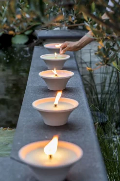 Citronellakaars in witte schaal - Lemon Breeze|ohgreen Sale