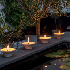 Citronellakaars in witte schaal - Lemon Breeze|ohgreen Sale