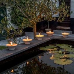 Citronellakaars in witte schaal - Asian Garden|ohgreen Best
