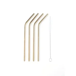 COCKTAILRIETJES RVS GOUD S/4|ohgreen Best
