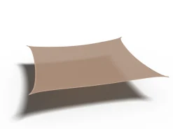 Coolfit schaduwdoek vierkant, 500x500cm, zand|ohgreen