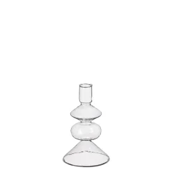 Costa kandelaar glas - h14,5xd9cm|ohgreen New