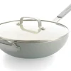 Dagelijkse kost pasta pan / wok met deksel 28cm|ohgreen Online