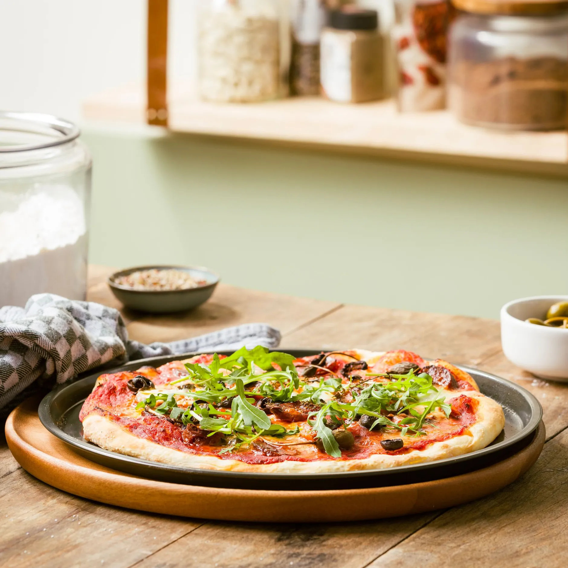 Dagelijkse kost pizzaplaat 33 cm|ohgreen Discount