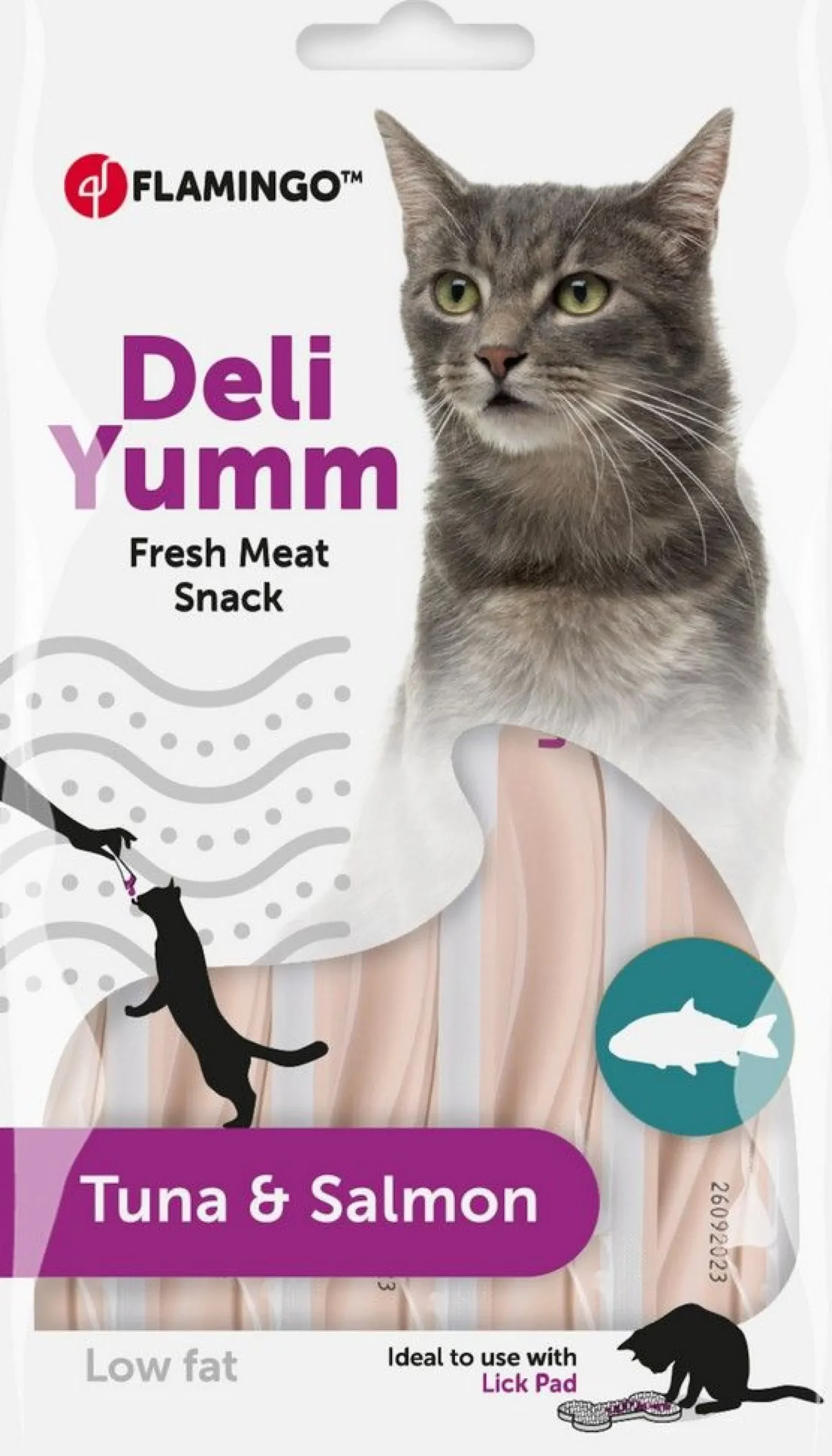Deli yumm fresh meat snack tuna+ salmon 70gr|ohgreen Online