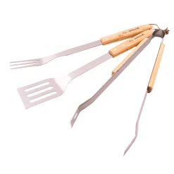 3-delige standaard set uit rvs en hout FSC 100%|ohgreen Best