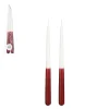 Dip-dye Dinerkaars - Set van 2 - H30 x 2,2 cm|ohgreen Hot