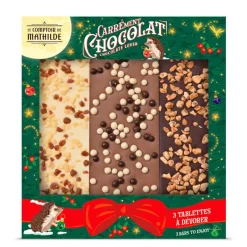 Doos 3 tabletten kerstmis chocolades|ohgreen Outlet