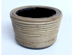 Drypot round stripe grey d24h14cm|ohgreen Hot