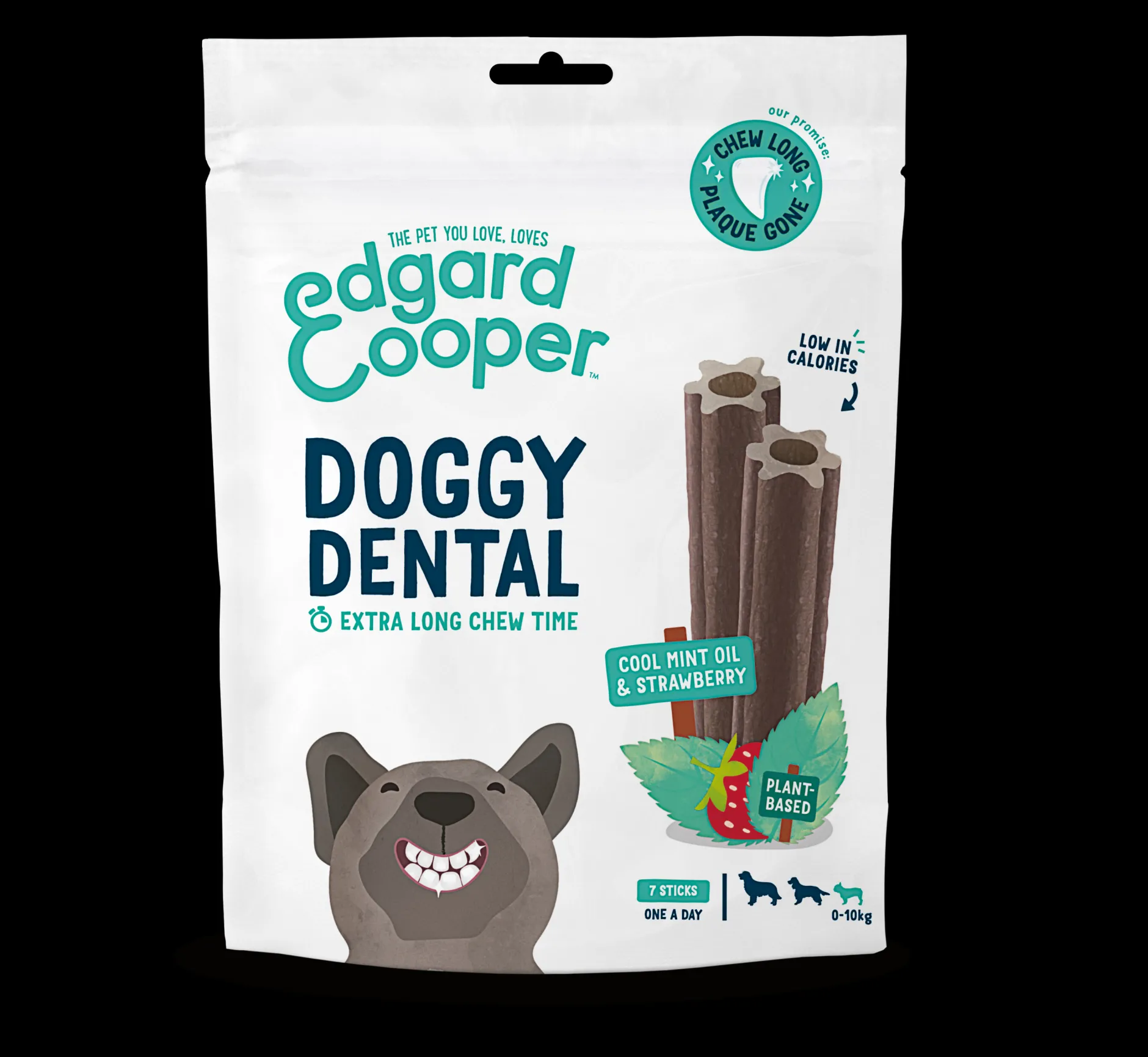 Edgard & cooper, dental voor honden met aardbei en munt, 105g|ohgreen Discount