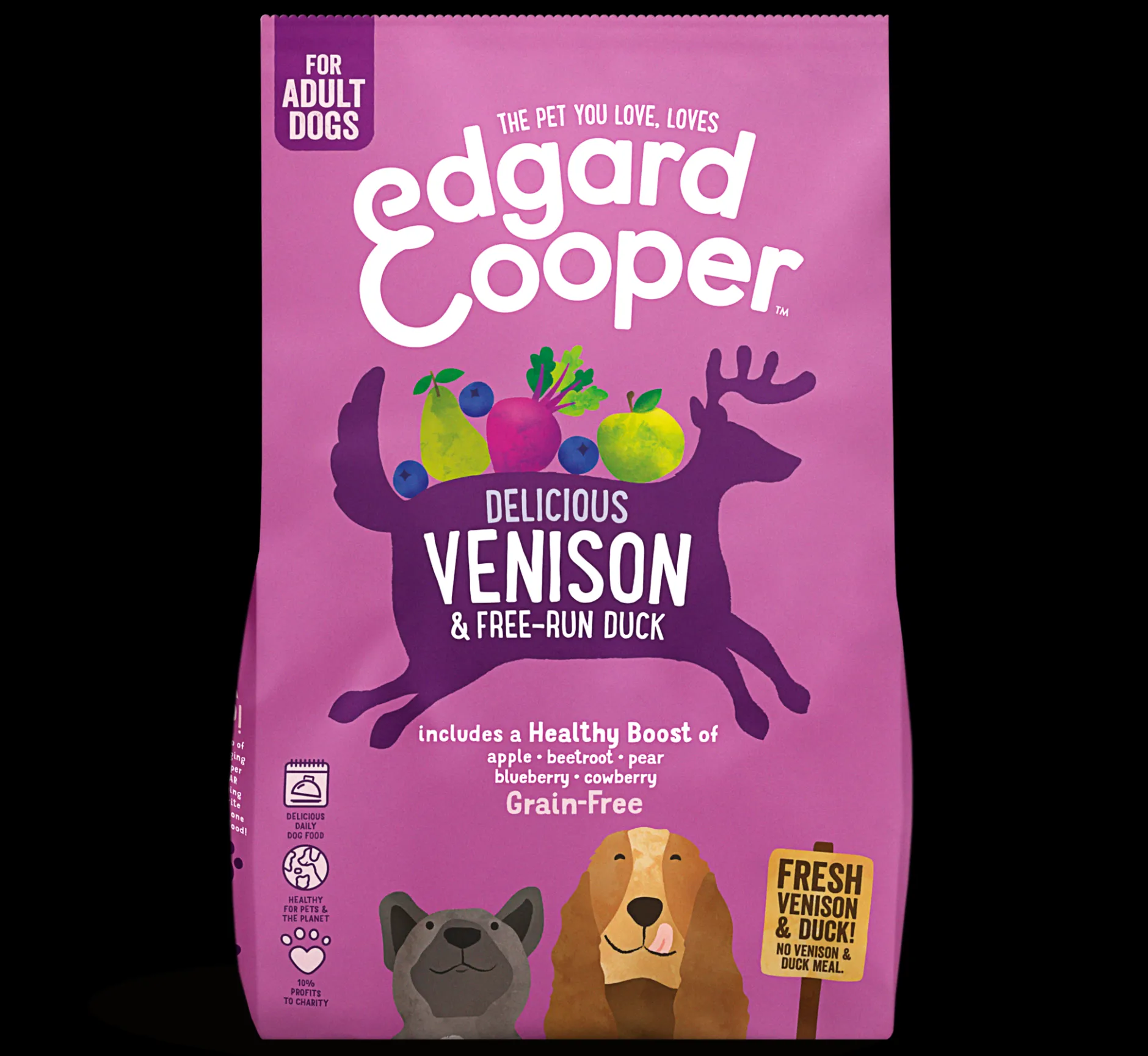 Edgard & cooper, hondenbrokken voor adult met hert & eend, 700g|ohgreen Sale