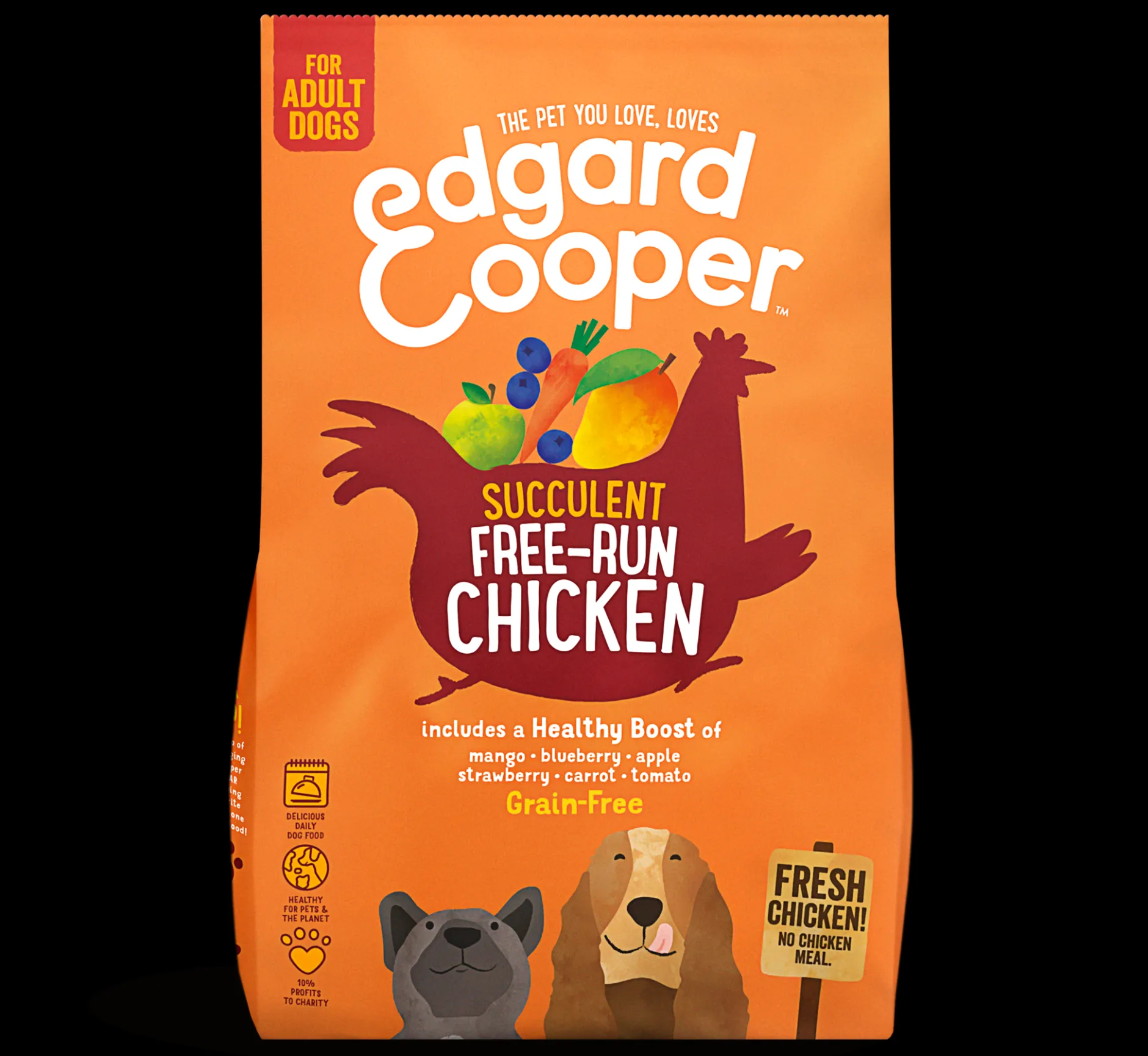 Edgard & cooper, hondenbrokken voor adult kip, 2,5kg|ohgreen Hot