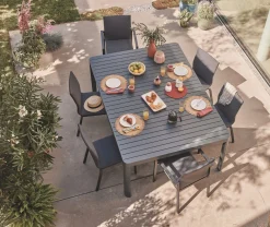 Eno tafel vierkant verlengbaar antraciet|ohgreen Discount