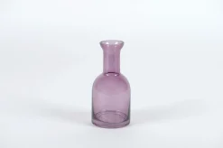 Flesvormige glazen vaas botelo purple|ohgreen