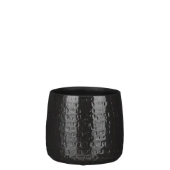 Floyd pot rond zwart - h17xd19cm|ohgreen New