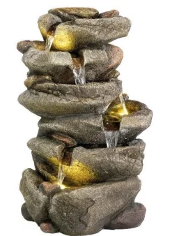 Fontein rotsen waterval|ohgreen