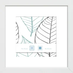 fotolijst halmstad wit 15x15 cm|ohgreen Discount