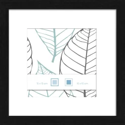 fotolijst halmstad zwart 15x15 cm|ohgreen Online
