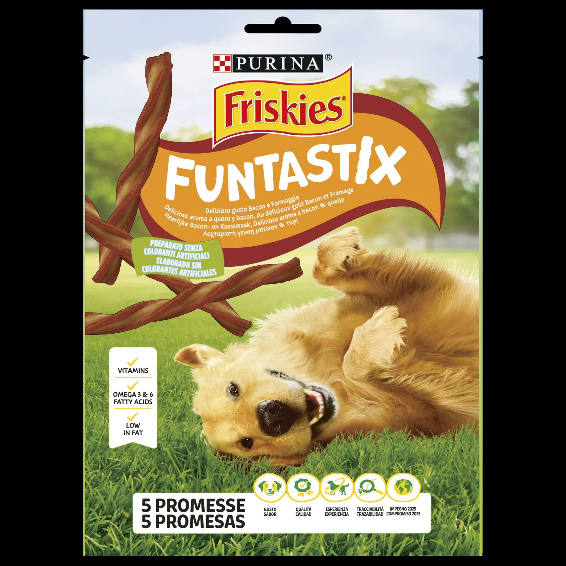 Friskies funtastix hondensnacks bacon- en kassmaak 175g|ohgreen Hot