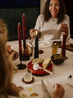 Geribde dinerkaars|ohgreen Outlet