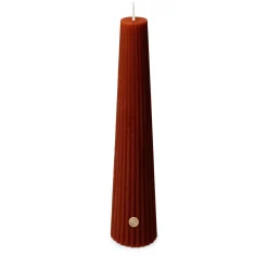 Geribde obelisk kaars|ohgreen Clearance