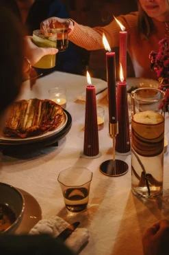 Geribde obelisk kaars|ohgreen Hot