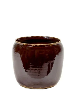 Glazed shades Pot costa s brown d18,5h19|ohgreen Discount