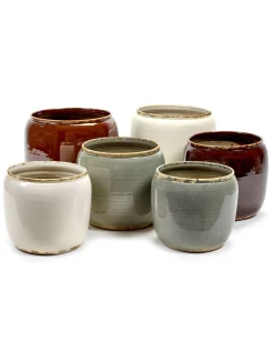 Glazed shades Pot costa s brown d18,5h19|ohgreen Discount