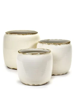 Glazed shades Pot costa s white d18,5h19|ohgreen Discount