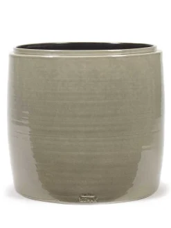 Glazed shades Sierpot l38xb38xh38 grijs|ohgreen Clearance