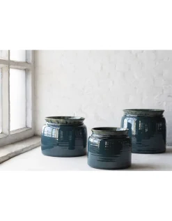 Glazed shades Sierpot 23x23x19 reactive blue|ohgreen Outlet