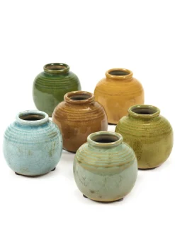 Gold & Pastel Vaas l8xb8xh8cm ass/6 mix|ohgreen Hot