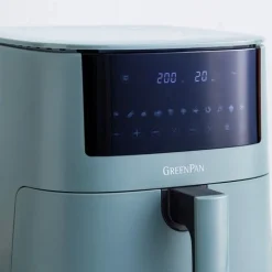 Greenpan bistro xxl airfryer - smokey blue - pfas-vrije keramische antiaanbaklaag - 7,2l mand - 11 presets|ohgreen Outlet