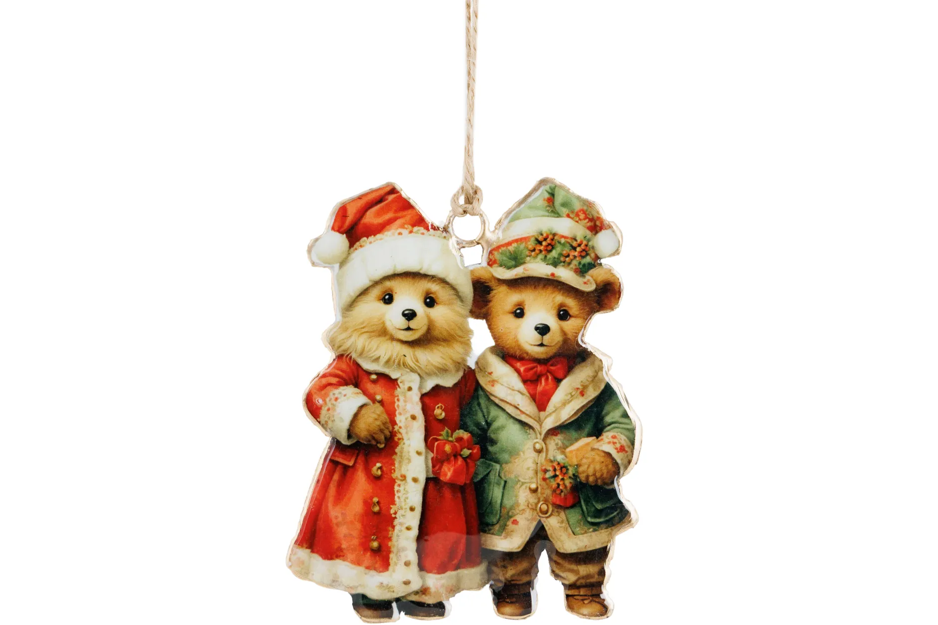Hanger vintage bears rood groen|ohgreen Hot