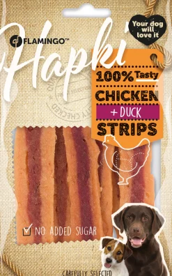 Hapki kip- & eendenschijfjes 85gr|ohgreen Hot