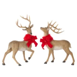 Herten met bontkraag en strik|ohgreen Hot