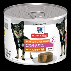 Hill's science plan perfect digestion adult small & mini mousse met kalkoen blik 200g|ohgreen Discount