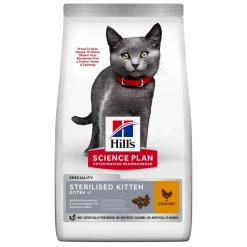 Hill's science plan sterilised kittenvoer kip zak 300g|ohgreen Discount