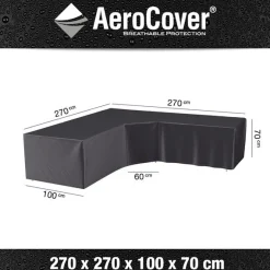 Hoes lounge L/T 270x270x100xh70cm|ohgreen